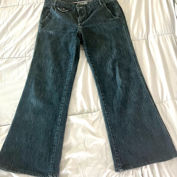 Old Navy Denim Wide leg Jeans Size 6R - Picture 3 of 9